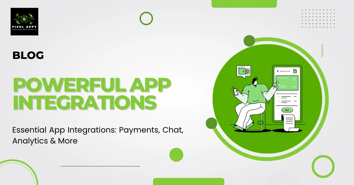 Essential App Integrations: Payments, Chat, Analytics & More